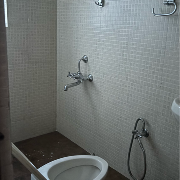 Bathroom in 2 BHK Apartment at Aditya Towers Lulla Nagar, Lulla Nagar – for Rent