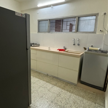 Kitchen in 2 BHK Apartment at Aditya Towers Lulla Nagar, Lulla Nagar – for Rent