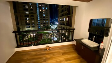 Balcony in 3 BHK Apartment at My Home Bhooja, Hi Tech City – for Rent