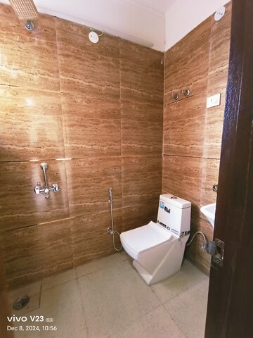 Bathroom in 3 BHK Builder Floor at Palm Residency Chhatarpur, Chattarpur – for Sale