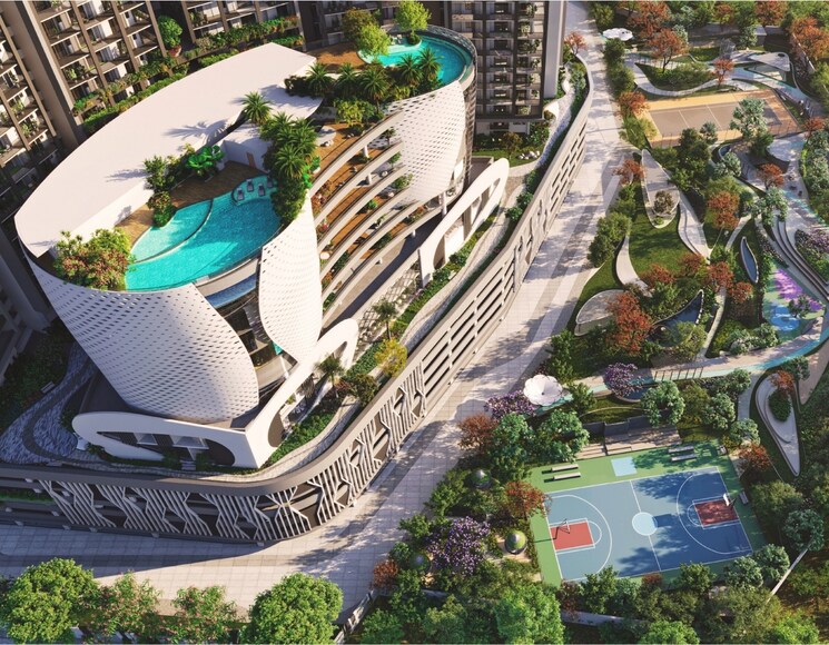 Exterior View, narsingi 4 Bedroom 3550 Sq.Ft. Apartment In Narsingi Hyderabad 7969508