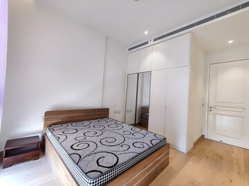 Bedroom in 3 BHK Apartment at Bhartiya Leela Residences, Thanisandra Main Road – for Rent
