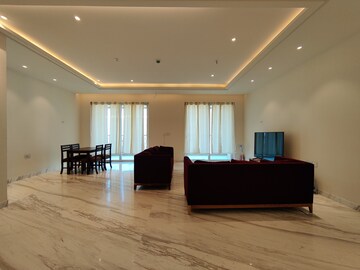 Living Room in 3 BHK Apartment at Bhartiya Leela Residences, Thanisandra Main Road – for Rent
