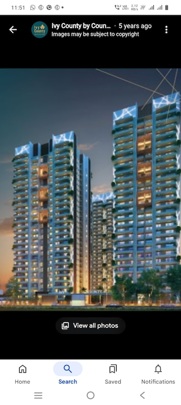 3 BHK Apartment For Rent in ABA Ivy County Sector 75 Noida  7970010