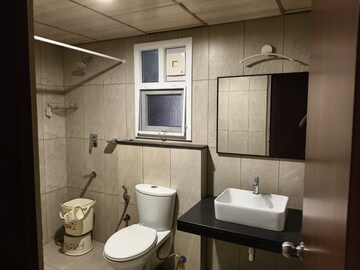 Bathroom in 2.5 BHK Apartment at Prestige High Fields, Gachibowli – for Rent