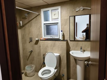 Bathroom in 2.5 BHK Apartment at Prestige High Fields, Gachibowli – for Rent