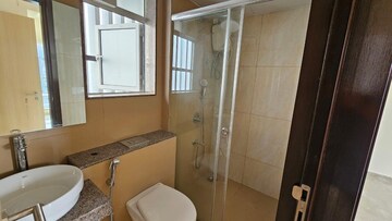 Bathroom in 1 BHK Apartment at L & T Emerald Isle Tower 15, Powai – for Rent
