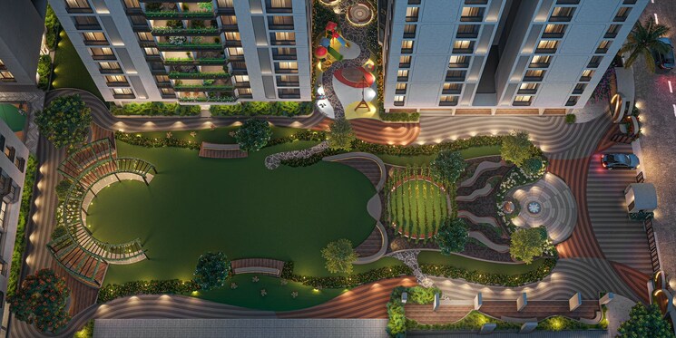 Living Room, althan 2 Bedroom 1287 Sq.Ft. Apartment In Althan Surat 7970149