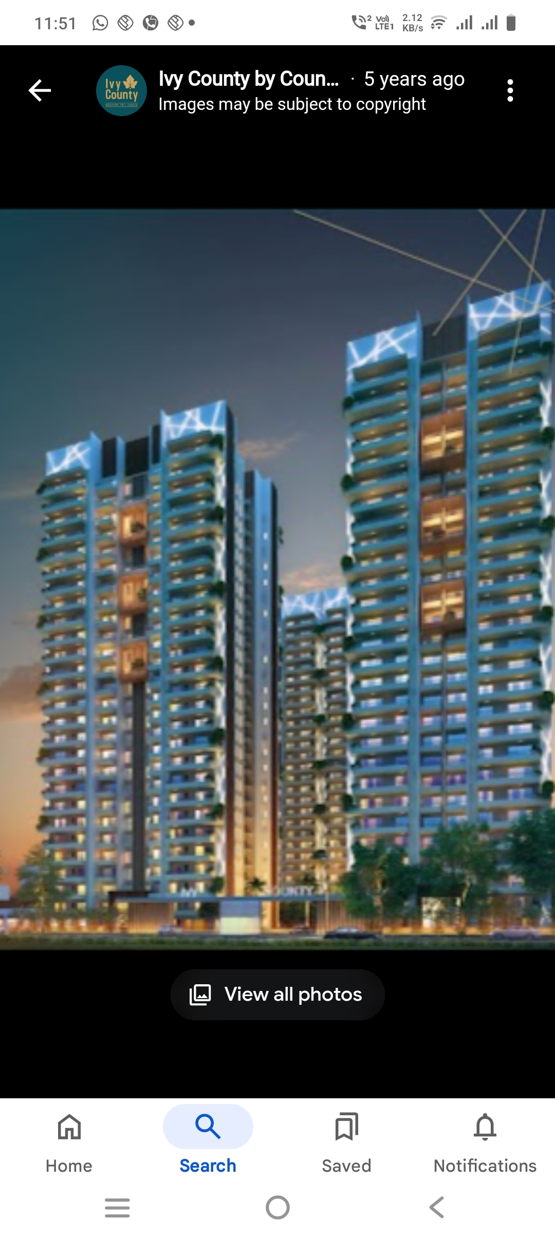 4 BHK + Pooja Room,Study Room Apartment For Sale in ABA Ivy County