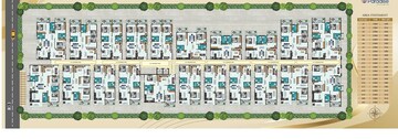 Floor Plan in 2 BHK Apartment at LVS Paradise, Kithiganur – for Sale