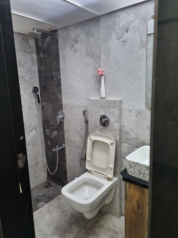 Bathroom in 2 BHK Apartment at Chamunda Heights, Ghansoli – for Sale
