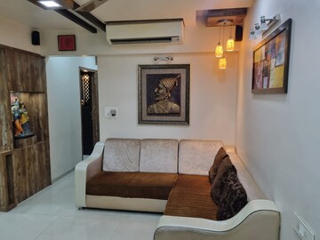 Living Room in 2 BHK Apartment at Chamunda Heights, Ghansoli – for Sale