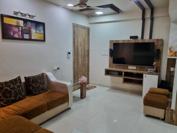 Living Room in 2 BHK Apartment at Chamunda Heights, Ghansoli – for Sale