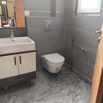 Bathroom in 3 BHK Apartment at Shivalik Colony – for Rent