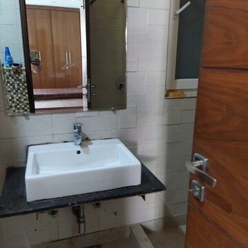 Bathroom in 3 BHK Apartment at Shivalik Colony – for Rent