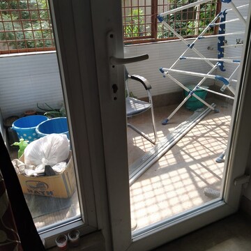 Balcony in 3 BHK Apartment at Shivalik Colony – for Rent