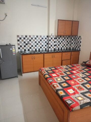 Bedroom in 1 BHK Builder Floor at Ansal Sushant Lok I, Sector 43 – for Rent