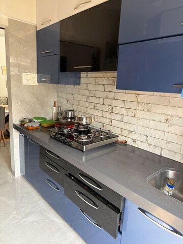 Kitchen in 2.5 BHK Apartment at Sambhav Zest, Bandra West – for Rent