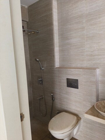 Bathroom in 2 BHK Apartment at Vihang Vermont, Ghodbunder Road – for Rent