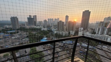 Balcony in 2 BHK Apartment at K Raheja Raheja Residency, Malad East – for Rent