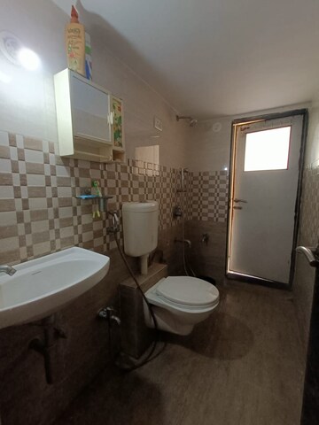 Bathroom in 1.5 BHK Apartment at Kishor Sukur Enclave A, Ghodbunder Road – for Rent