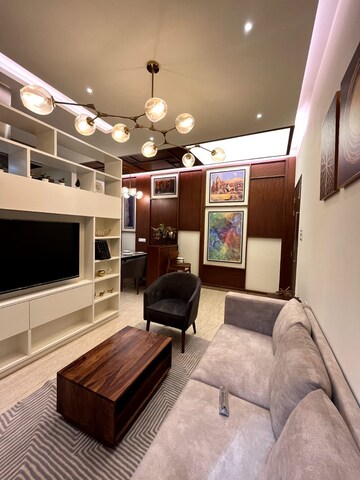 Living Room in 2 BHK Apartment at Ayodhya Saffron Residency, Kurla – for Sale