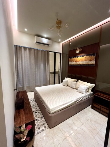 Bedroom in 2 BHK Apartment at Ayodhya Saffron Residency, Kurla – for Sale