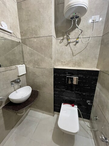 Bathroom in 3 BHK Builder Floor at Paschim Vihar – for Rent