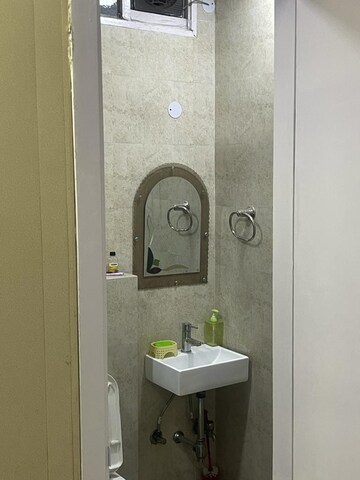 Bathroom in 2 BHK Builder Floor at Paschim Vihar – for Rent