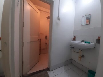Bathroom in 1 BHK Apartment at Bimbisaar Nagar CHS, Goregaon East – for Rent
