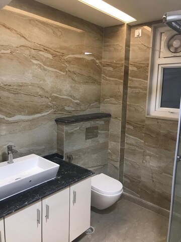 Bathroom in 4 BHK Apartment at DLF Queens Court, Greater Kailash ii – for Rent