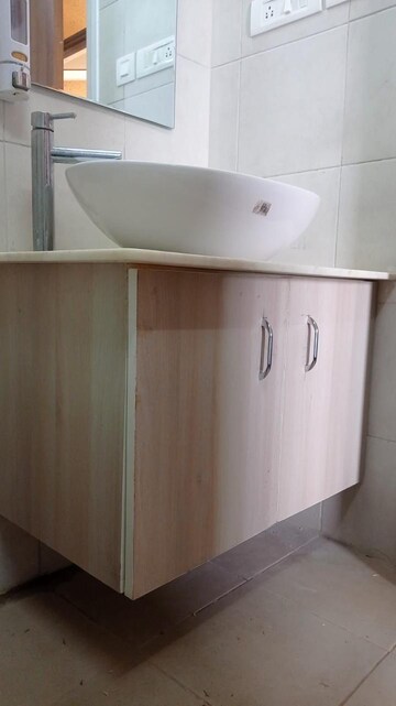 Bathroom in 2 BHK Apartment at Bhartiya Nikoo Homes, Thanisandra Main Road – for Rent