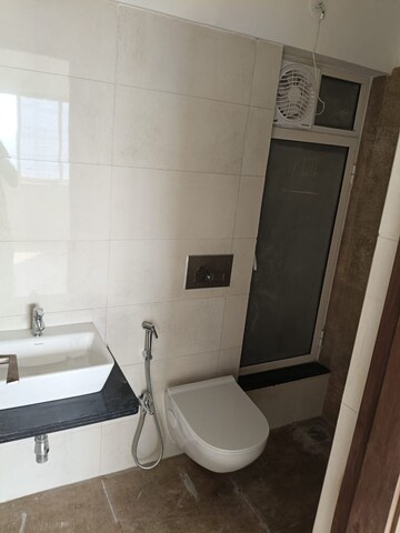 Bathroom in 2 BHK Apartment at Omkar Signet, Malad East – for Rent