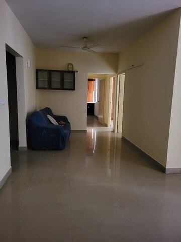 Living Room in 2.5 BHK Apartment at Provident Harmony, Thanisandra Main Road – for Rent