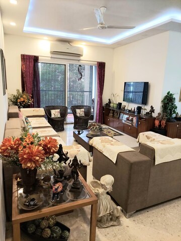 Living Room in 3 BHK Apartment at Sobha Garnet, Kondhwa – for Rent