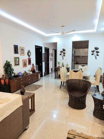 Living Room in 3 BHK Apartment at Sobha Garnet, Kondhwa – for Rent