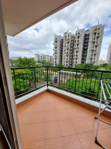 Balcony in 3 BHK Apartment at Sobha Garnet, Kondhwa – for Rent