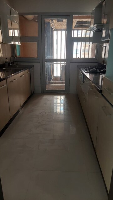 Kitchen in 3 BHK Apartment at DB Orchid Woods, Goregaon East – for Rent