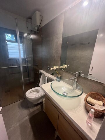 Bathroom in 2 BHK Apartment at Khar West – for Rent