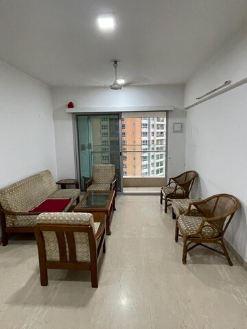 Living Room in 2.5 BHK Apartment at DB Orchid Woods, Goregaon East – for Rent