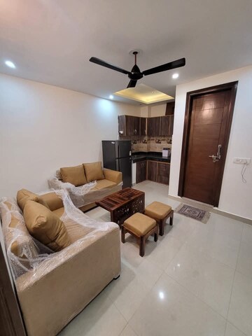 Living Room in 1 BHK Builder Floor at Saket – for Rent