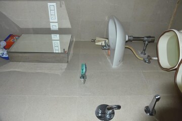Bathroom in 1 BHK Apartment at Runwal Eirene, Balkum Pada – for Sale