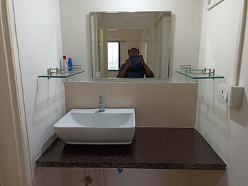Bathroom in 1 BHK Apartment at Duville Riverdale, Kharadi – for Rent