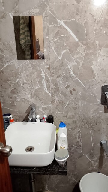 Bathroom in 1 BHK Apartment at Hari Pearl Hans Residency, Kurla – for Rent