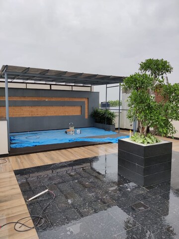 Terrace in 4 BHK Apartment at Greater Kailash I – for Rent