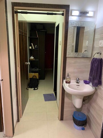 Bathroom in 3 BHK Apartment at Neelkanth Auris, Khanda Colony – for Sale