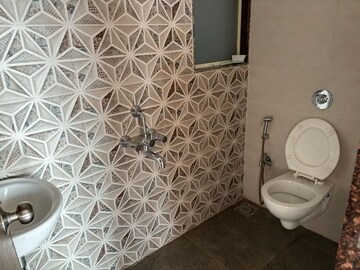 Bathroom in 2 BHK Apartment at Omkar Ananta, Goregaon East – for Rent