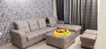 Living Room in 3 BHK Apartment at Omaxe Residency, Gomti Nagar – for Rent