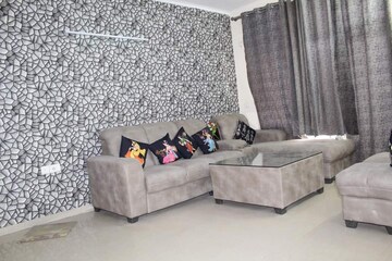 Living Room in 3 BHK Apartment at Omaxe Residency, Gomti Nagar – for Rent