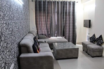 Living Room in 3 BHK Apartment at Omaxe Residency, Gomti Nagar – for Rent